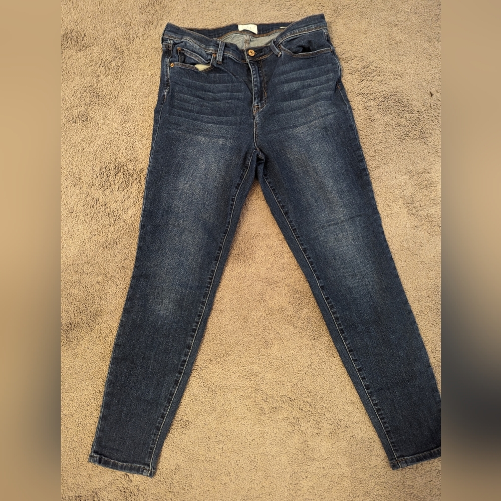 Nicole Miller New York SOHO high rise ankle skinny jeans, size 10
